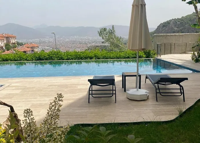 Stylish Lounge With Pool & Views * Fethiye