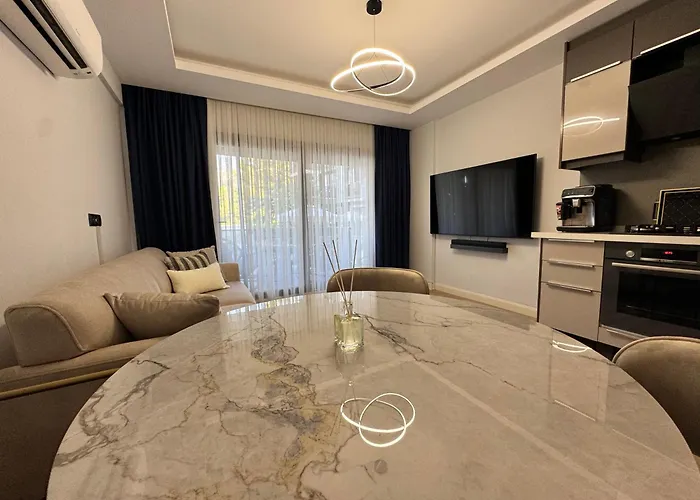 Apartmán Stylish Lounge With Pool & Views Fethiye