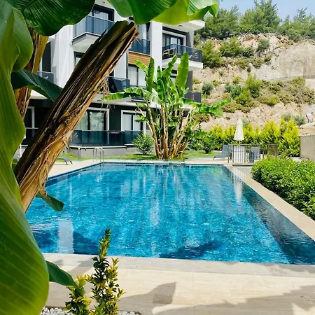 公寓 Stylish Lounge With Pool & Views 费特希耶